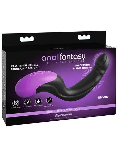 Anal Fantasy Elite Hyper-Pulse P-Spot Massager – Black