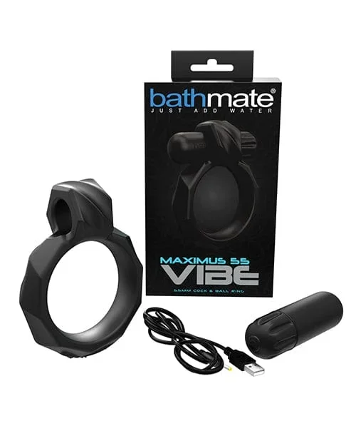 Bathmate Maximus Vibe 55 Cock Ring – Black