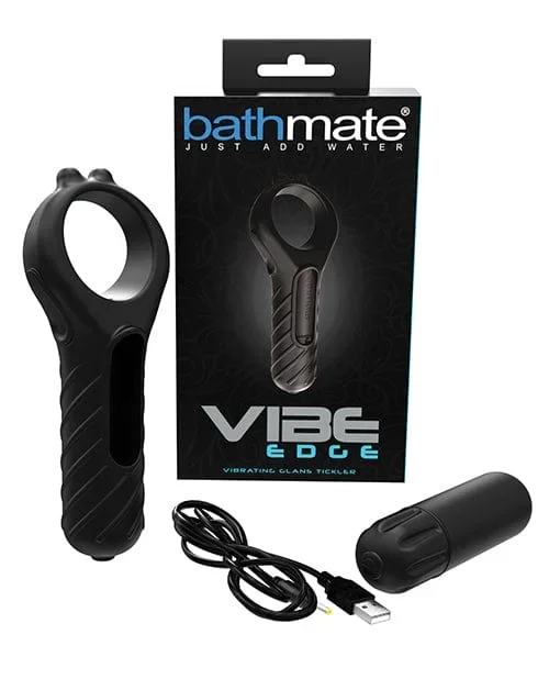 Bathmate Vibe Edge Glans Tickler – Black
