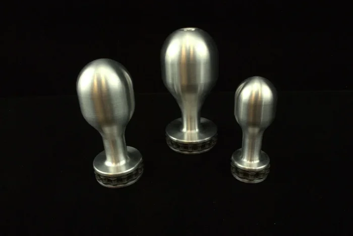 Biker Chain Style Anal Plug in Aluminum