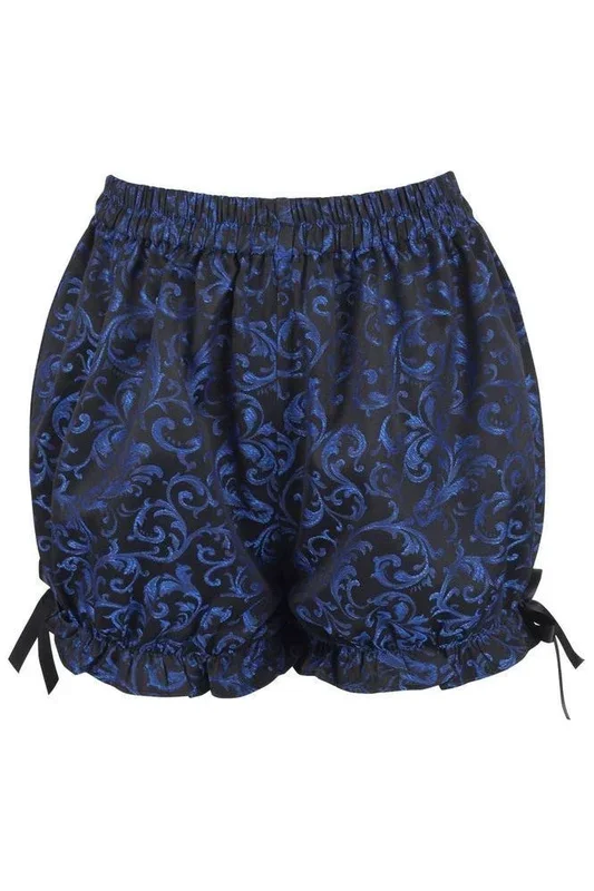 Blue/Black Brocade Bloomers
