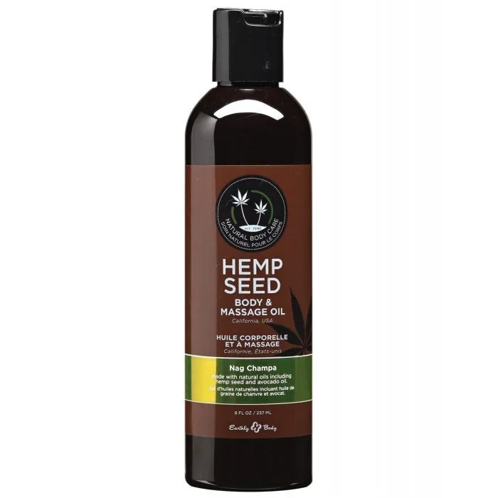 Earthly Body Massage & Body OIL Nag Champa 8 fl oz