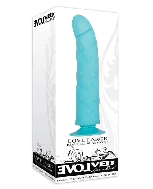 Evolved Love Large Dildo – Blue