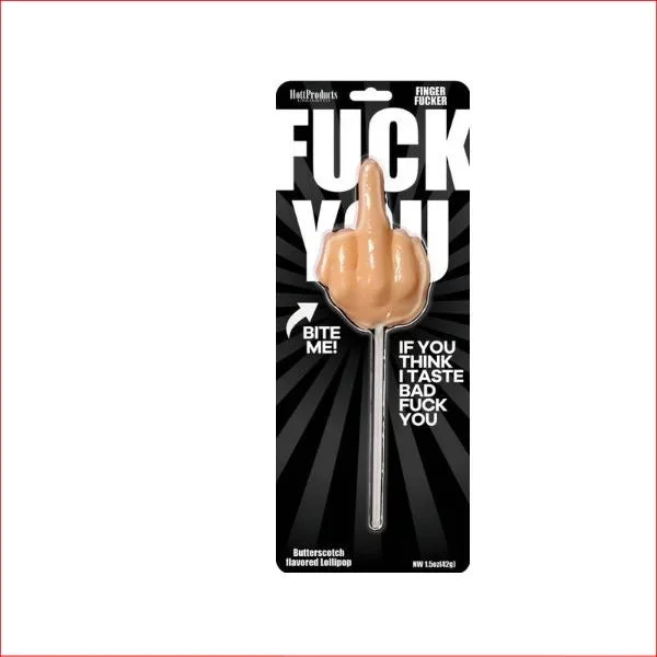 Fuck You Lollipop Finger Fucker