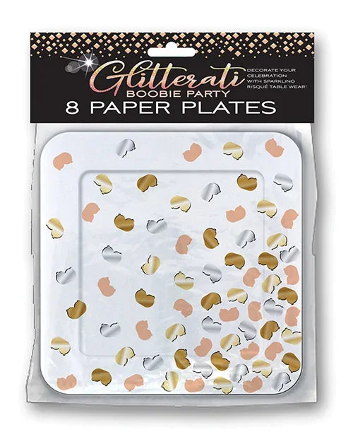 Glitterati Boobie Party Plates