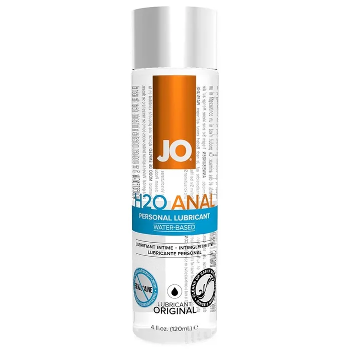 H2O Personal Anal Lubricant in 4oz/120ml