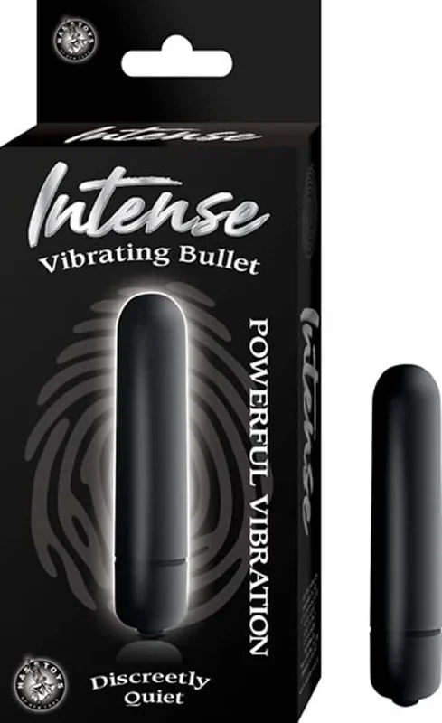 Intense Vibrating Bullet Vibrator Black