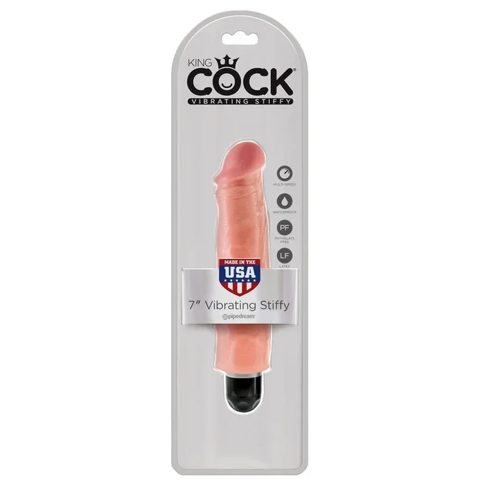 King Cock Realistic Stiffy Vibrator 7″ by Pipedream Products®