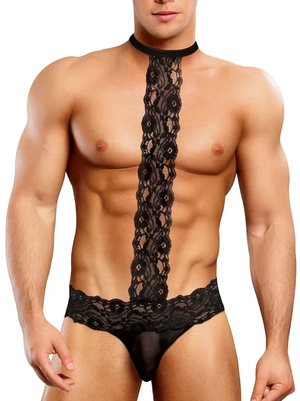 Lace Choker Thong