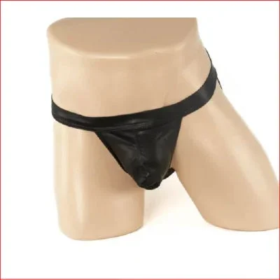 Mens WetLook Jock Strap Medium