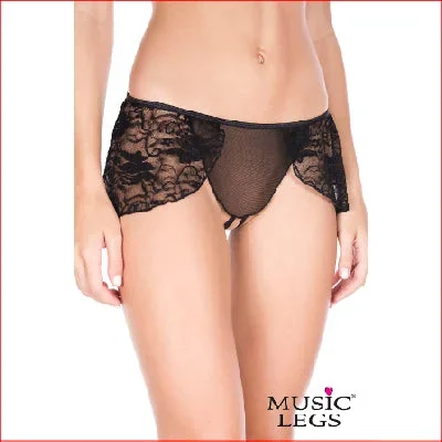 Mesh & lace Open Crotch Boxer M/L