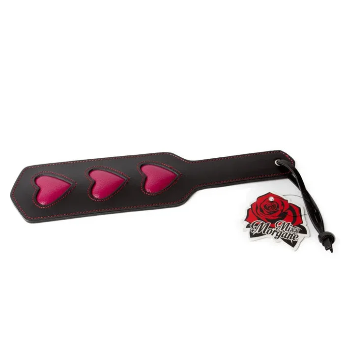 Miss Morgane – Leather Heart Paddle