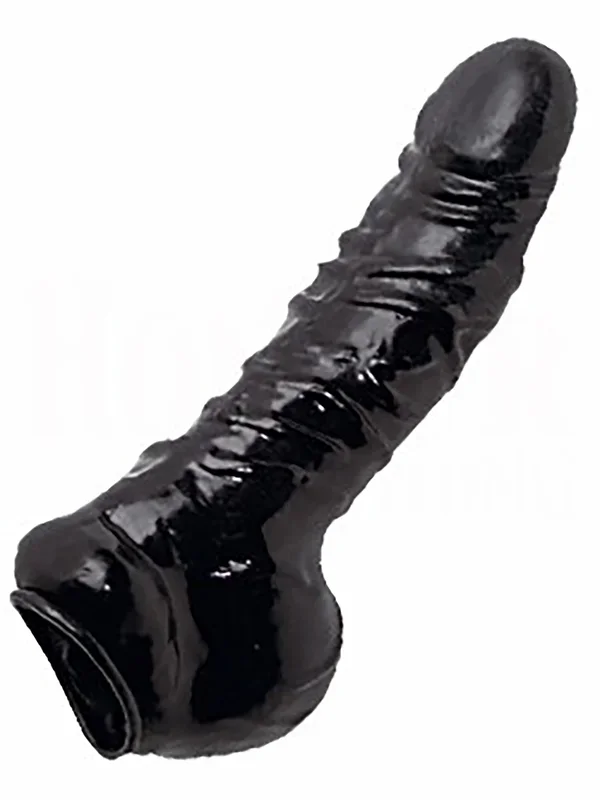 Moulded Rubber Anatomical Cock & Ball Sheath