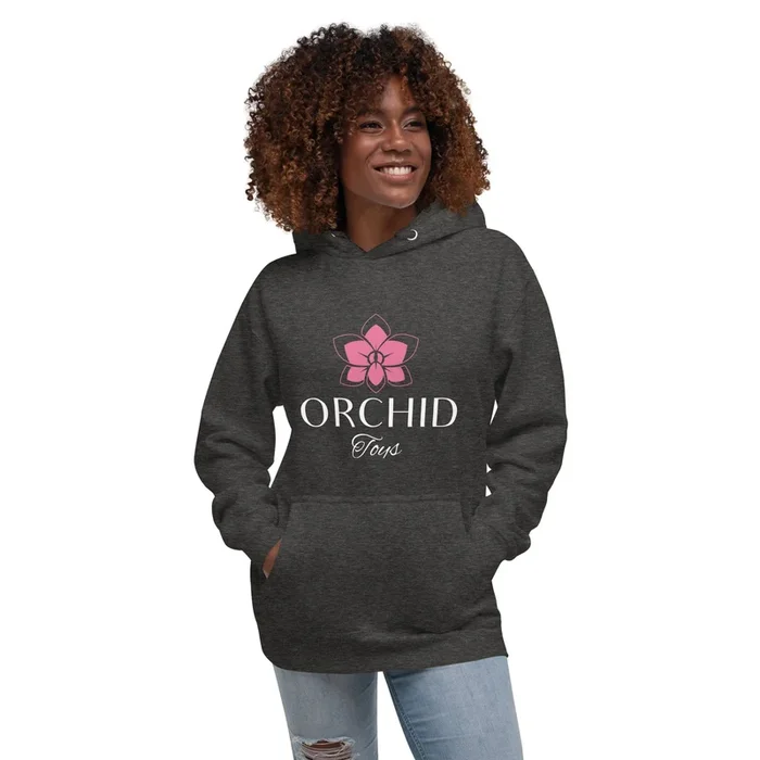Orchid Toys Unisex Hoodie White Font