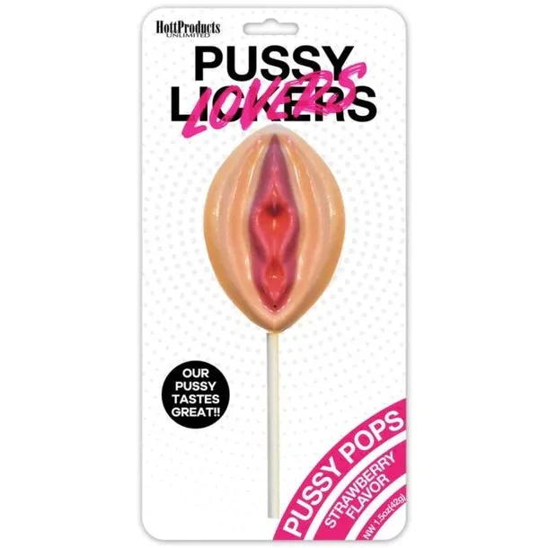 Pussy Lickers Pussy Pop Strawberry by Hott Products