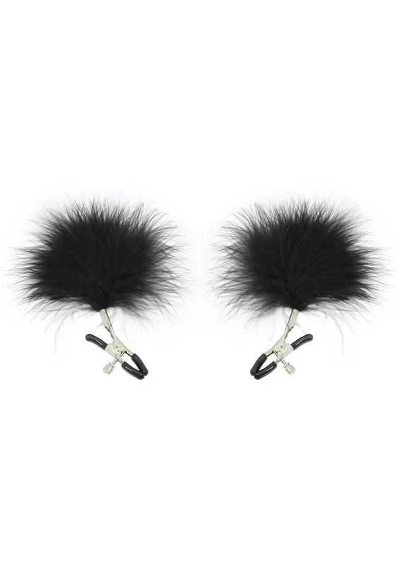 Sex and Mischief Feathered Nipple Clamps