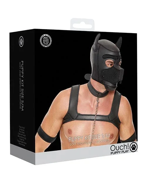 Shots Ouch Puppy Play Complete Kit – Black