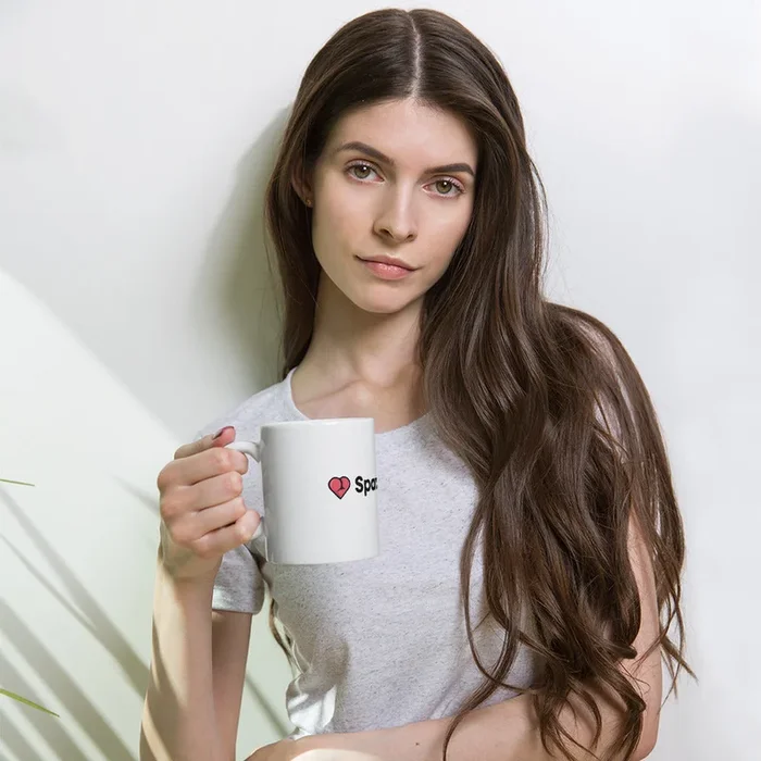 Spankbang – White glossy mug