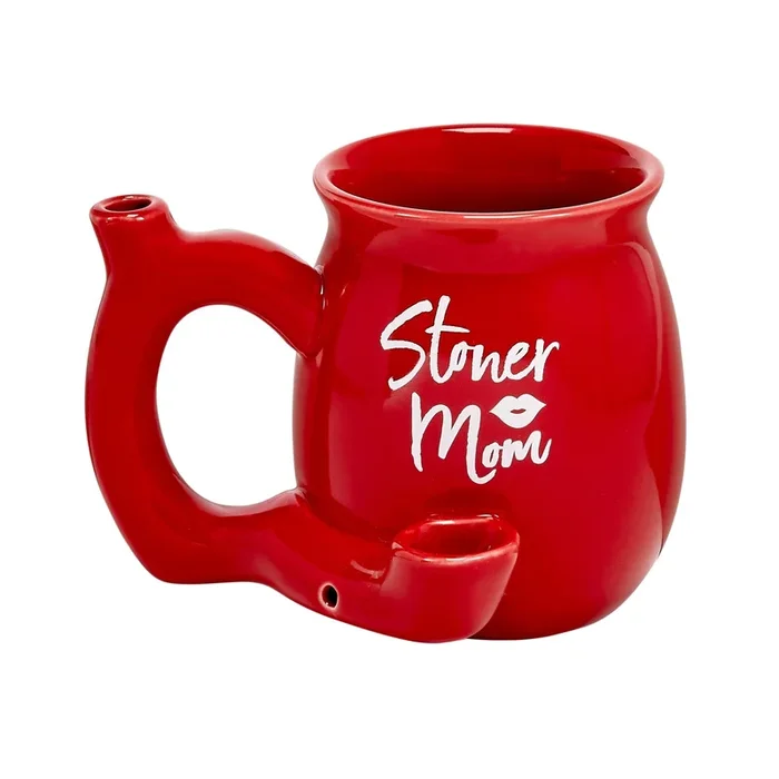 Stoner Mom Mug – Red With White Logo