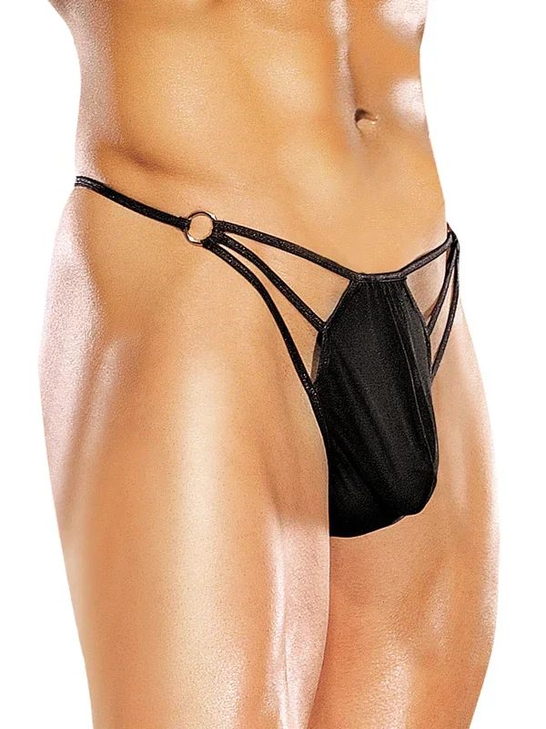 Stretch G-String with Straps and Ring