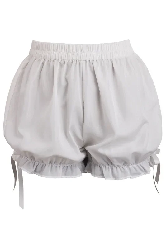White Crepe Bloomers